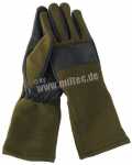 BW Kožené  rukavice NOMEX - zelené